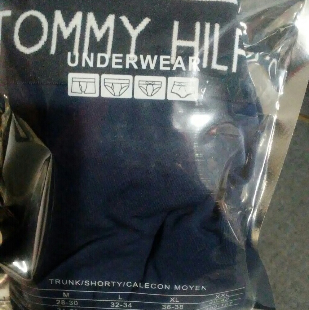 Blue Tommy Hilfiger boxer briefs